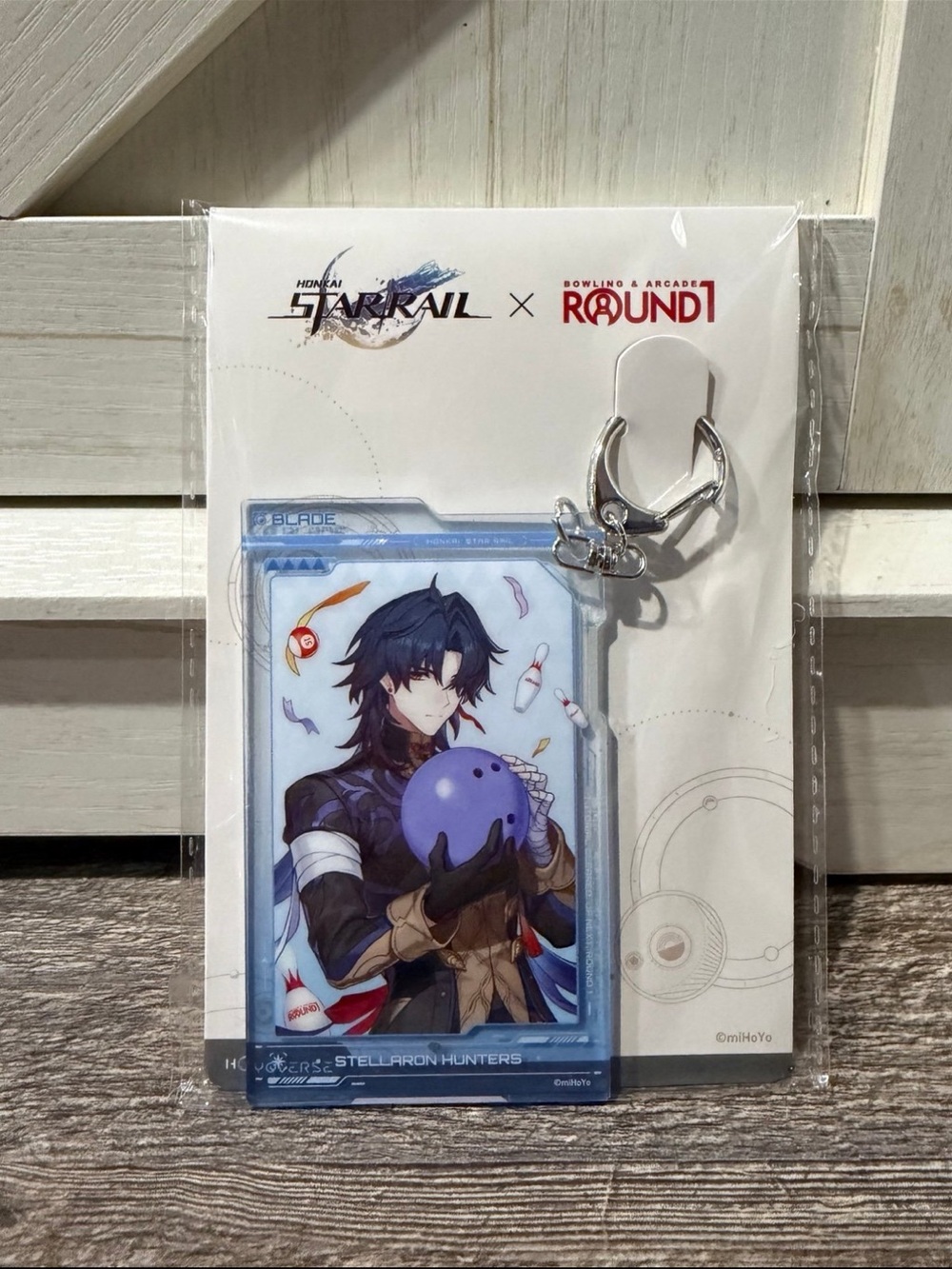 Honkai: Star Rail Character Keychain - Blue. Blade Star